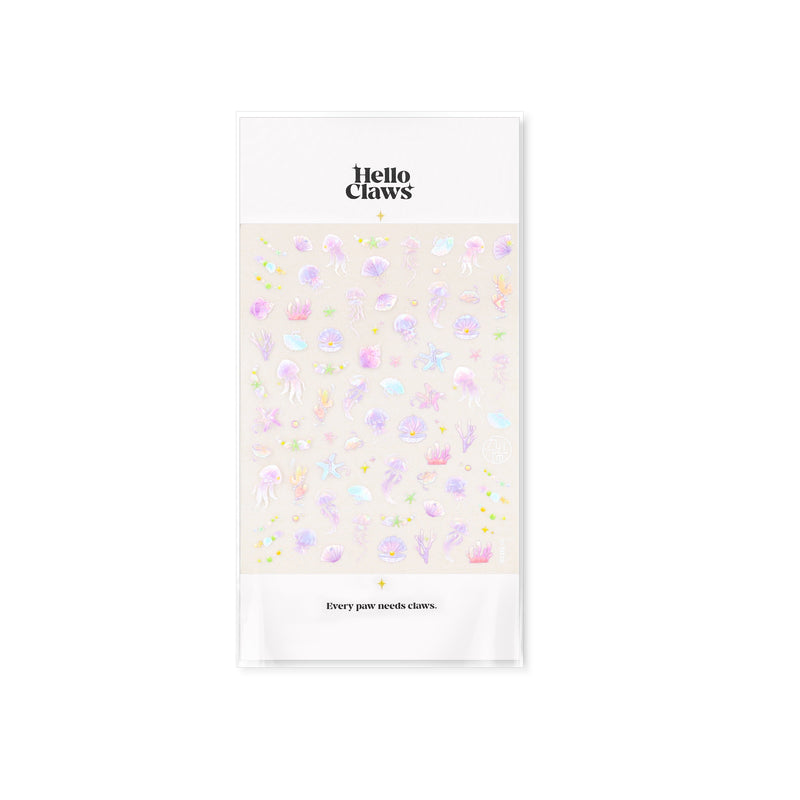 Hello Claws | Bubble Jelly Fish Nail Deco Sticker