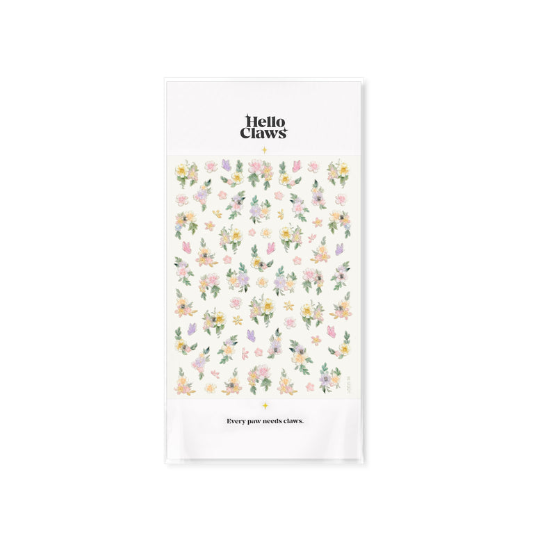 Hello Claws | Flower Diamond Nail Deco Sticker