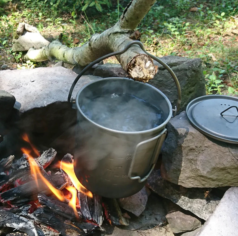 Toaks Titanium Pot with Bail Handle (Various Size)