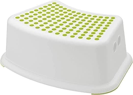 Kids Plastic Step Stool Anti Slip Lightweight Bathroom Footstool