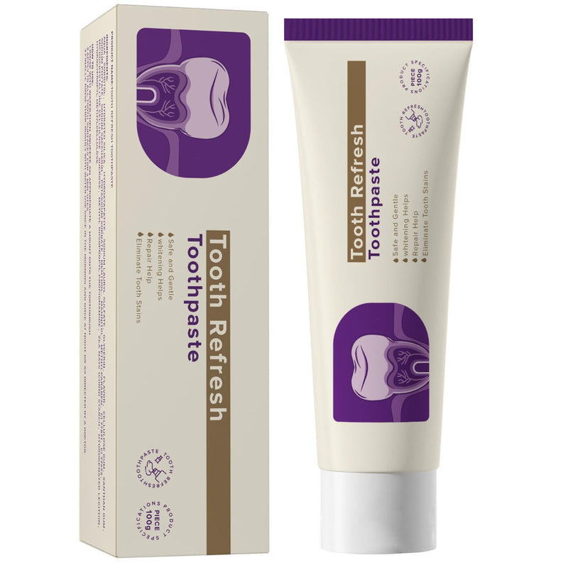 Tooth Refresh Toothpaste - Fresh Breath Whitening & Enamel Support (3.52 oz)