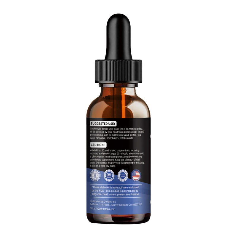 Totaria Cortisol Drops – Hormone Balance for Women & Men | Magnesium, Ashwagandha, L-Theanine