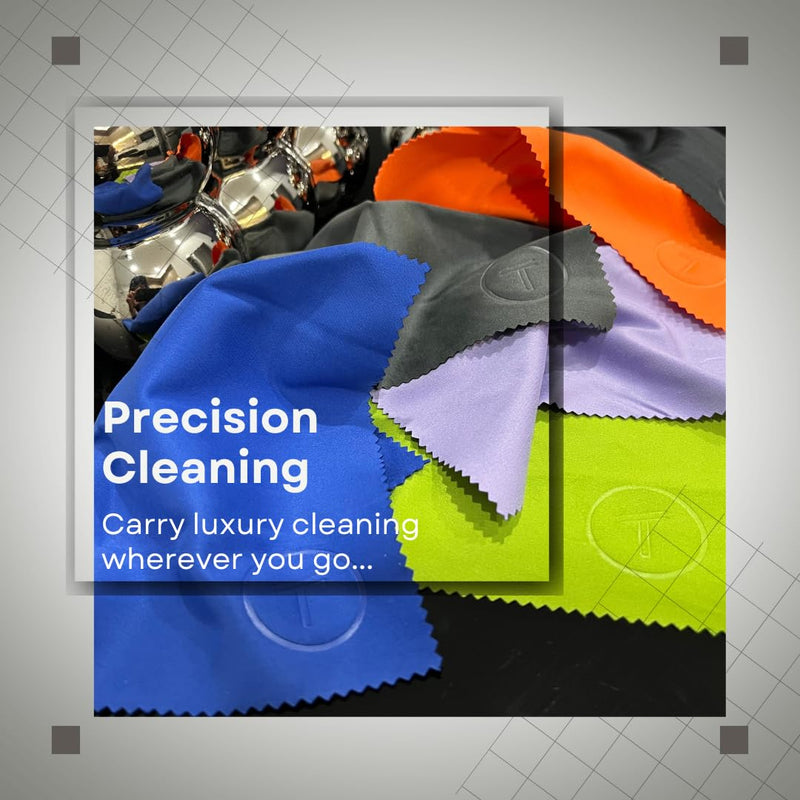 TOVO PRIME Microfiber Lens Cleaning Cloths | 6x7, 230 GSM | Australian Designed