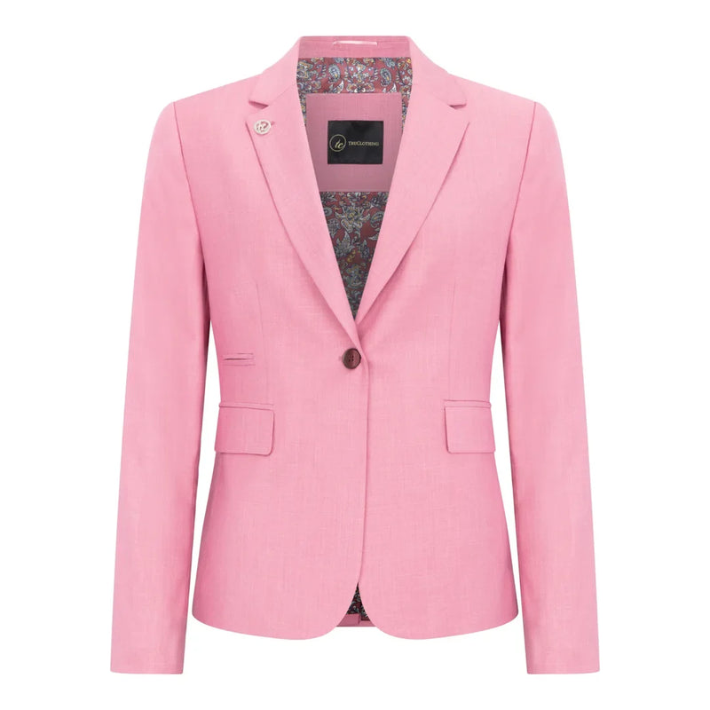 TP-16 - Women's 3 Piece Plain Pink Suit