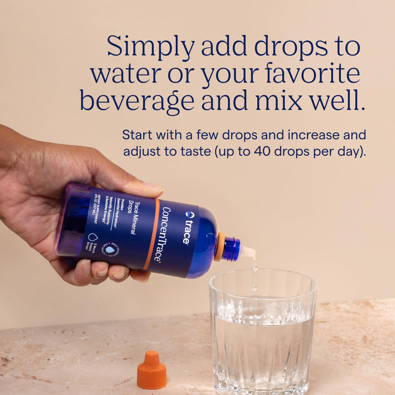 Trace Minerals ConcenTrace Drops | 70+ Ionic Minerals for Energy, Digestion & Hydration