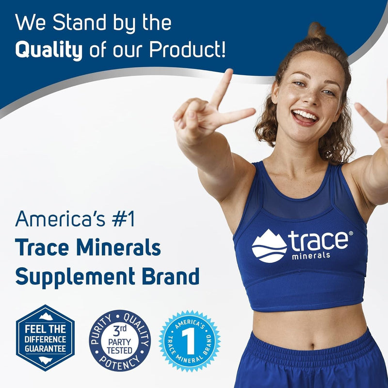 Trace Minerals ConcenTrace Mouth Rinse – Alcohol-Free Mint Mouthwash for Gum Health | Peppermint Essential Oil | Gluten-Free & Vegan | 10 fl oz