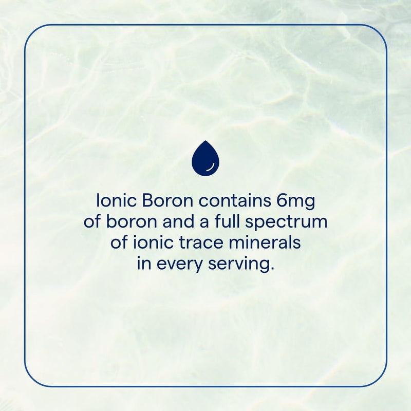 Trace Minerals Ionic Boron — Liquid Boron for Bone & Muscle Support (2 oz, 2 Pack)