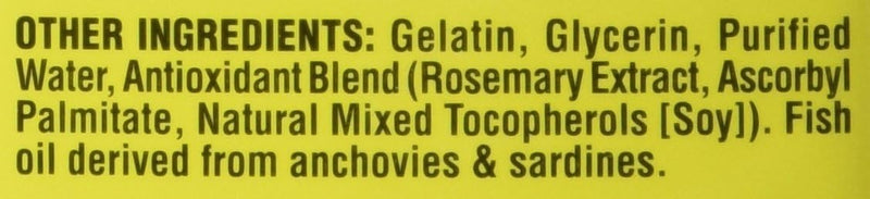 Trader Joe's Molecularly Distilled Omega-3 Fatty Acids Dietary Supplement – 1200mg Fish Oil, EPA & DHA