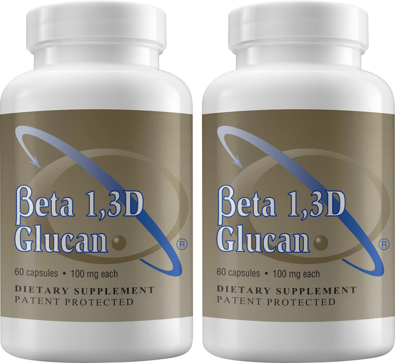 Transfer Point Immune Support Supplement – Highly Purified Beta 1,3D Glucan 100 mg per Capsule (b-glucan Fiber) Pack of 2