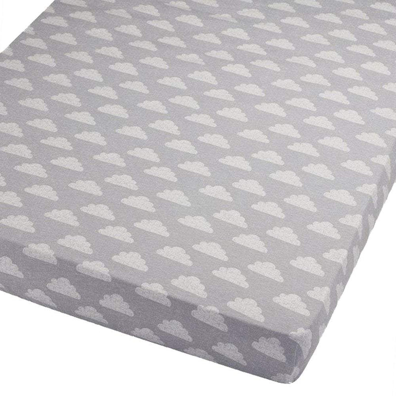 Travel Cot Fitted Sheet 100% Cotton 95x65cm