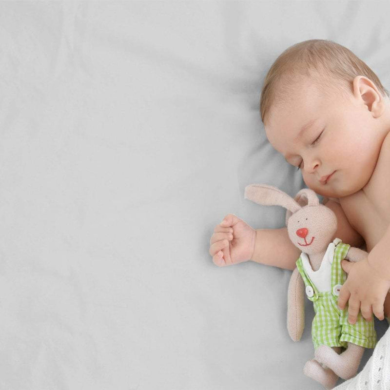 Travel Cot Fitted Sheet 100% Cotton 95x65cm