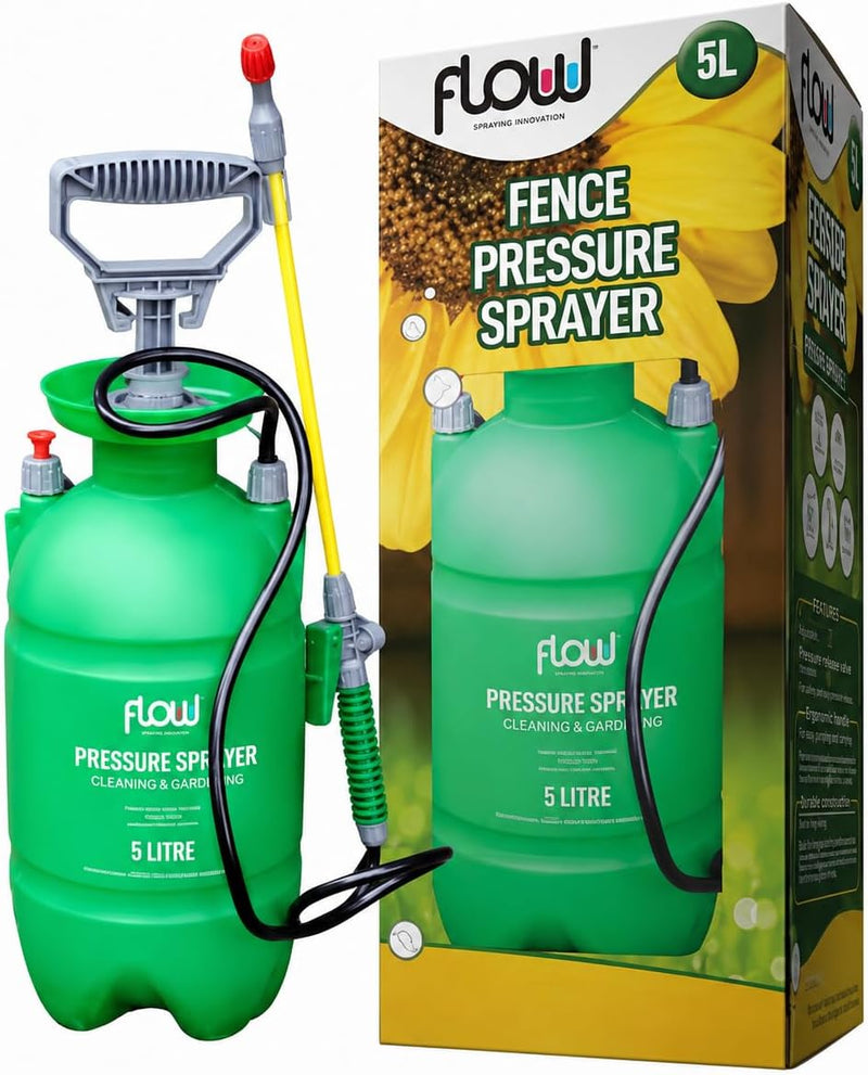 5L Fence Pressure Sprayer with Trigger Lance & Shoulder Strap
