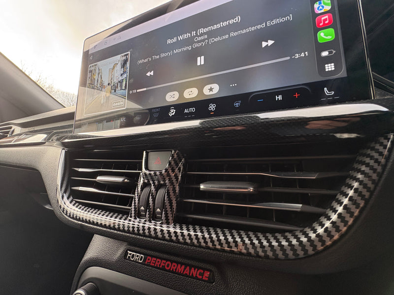 Carbon Fibre Look Air Vent Trim for MK4 / MK4.5 Focus - Sync 4 Models Only | CEUK