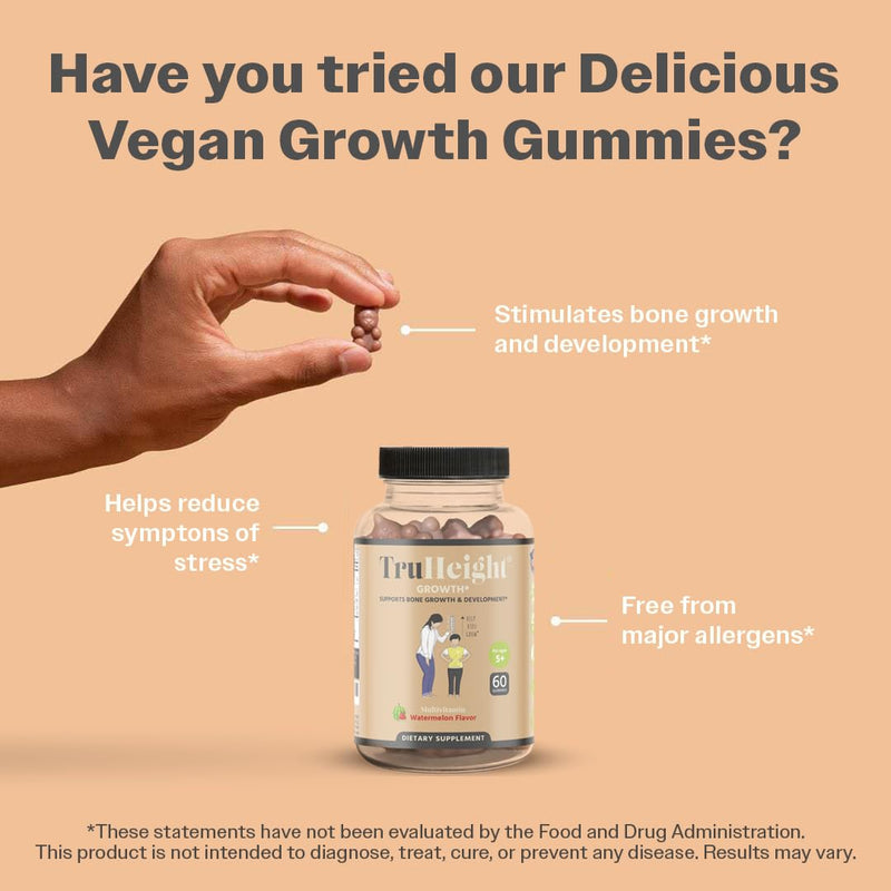 ProHeight TruHeight Growth Gummies – Watermelon for Kids & Teens