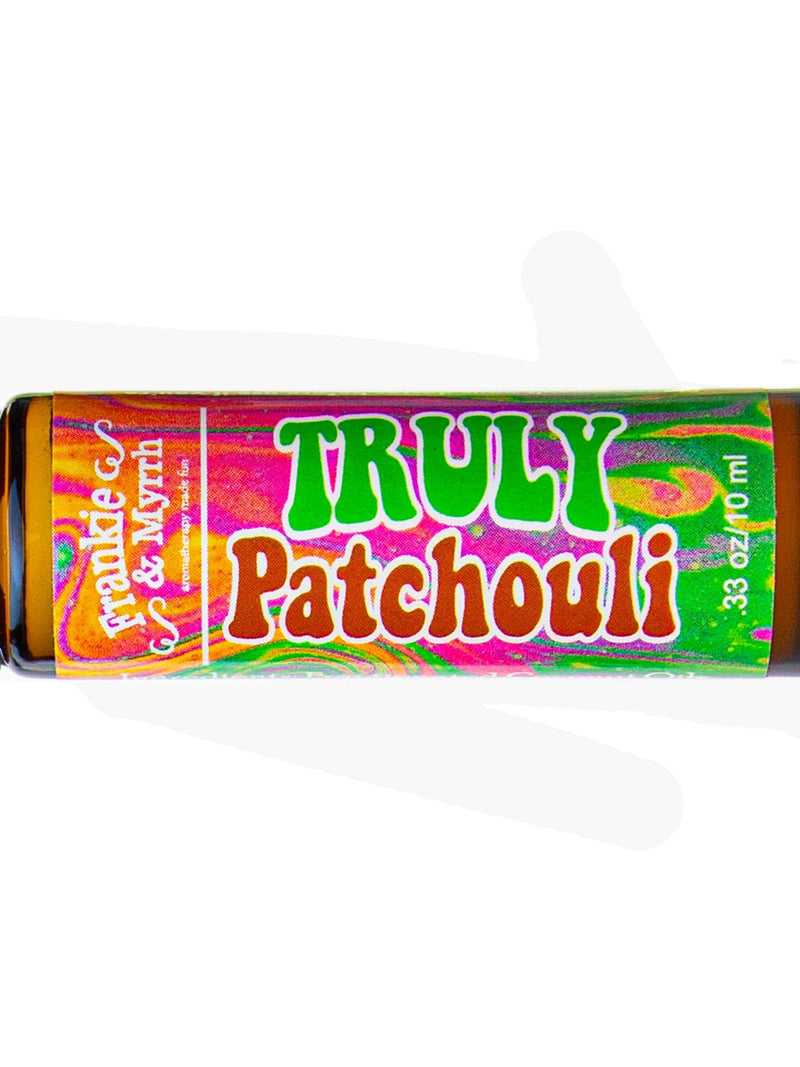 Truly Patchouli Roll On – Dark Aged Patchouli Essential Oil Perfume | Earthy Musky Aromatherapy