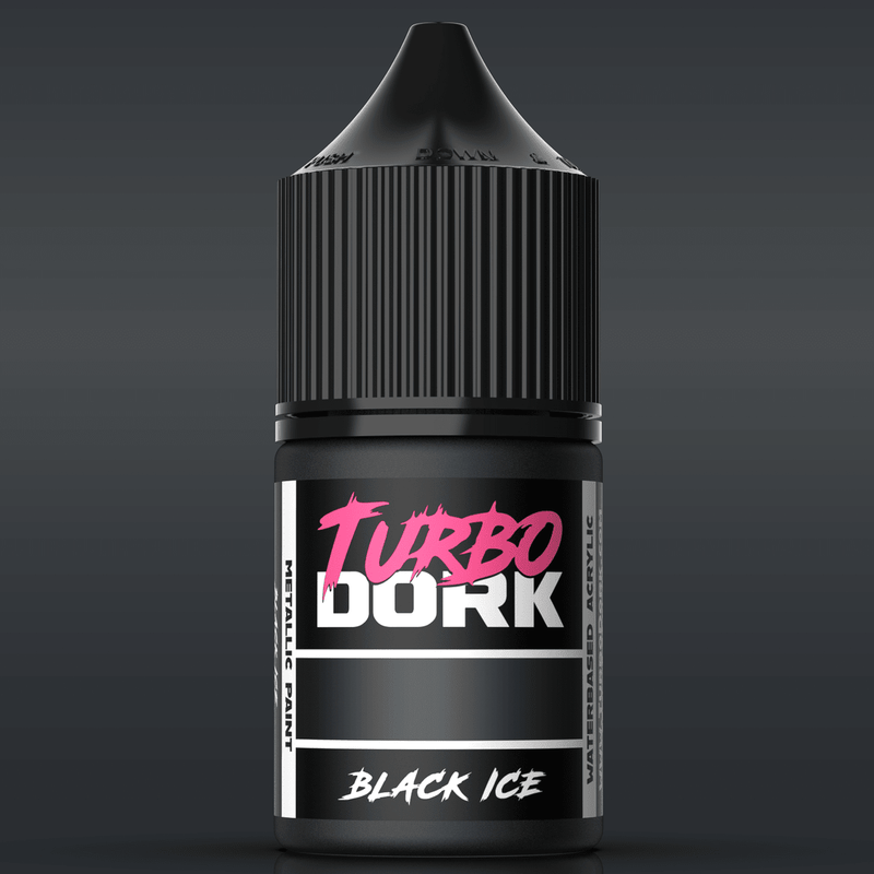Turbo Dork: Black ICE Metallic Acrylic Paint 22ml