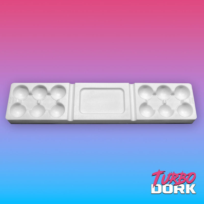 Turbo Dork: Large White Non-Stick Silicone Dry Palette