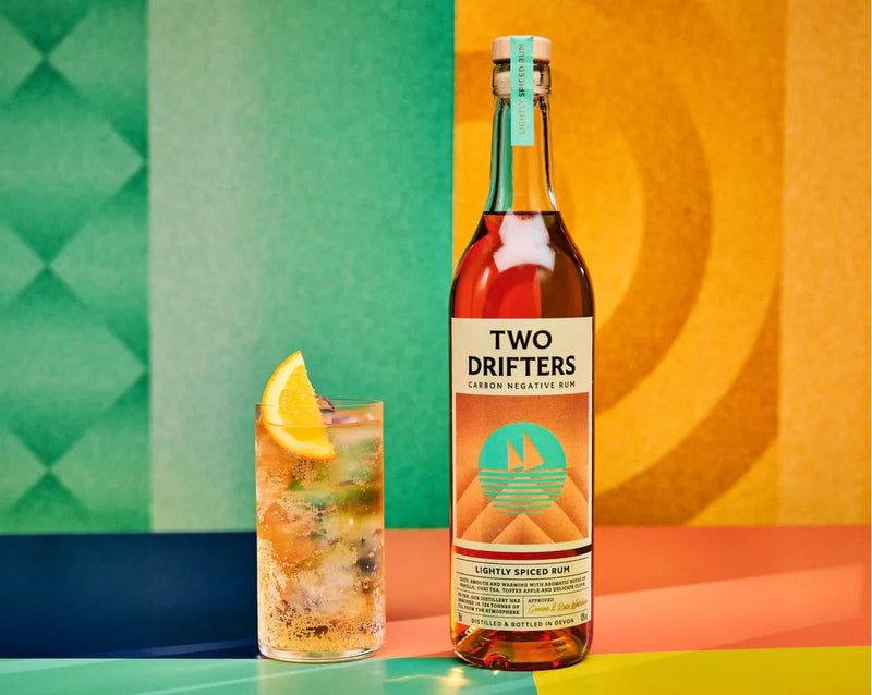 Two Drifters Lightly Spiced Rum, 70cl