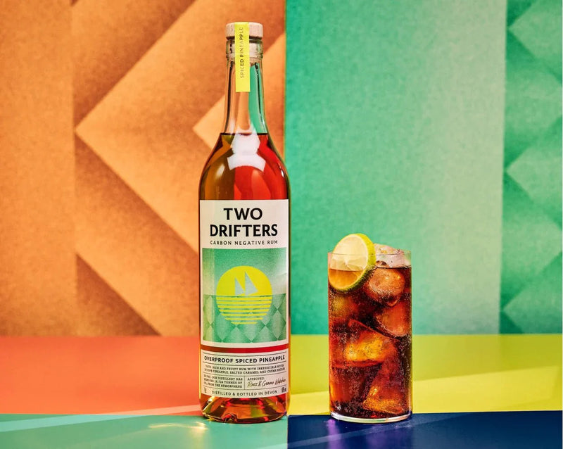 Two Drifters Overproof Spiced Pineapple Rum, 70cl