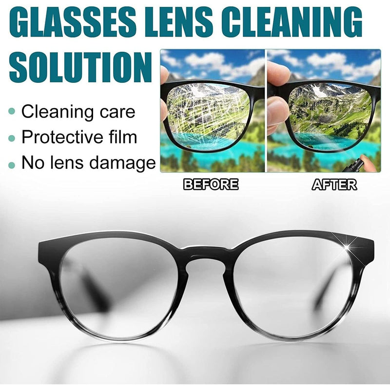 2Pcs Lens Scratch Remover for Eyeglasses – Eyeglass Scratch Remover, 100ml Cleaning Spray