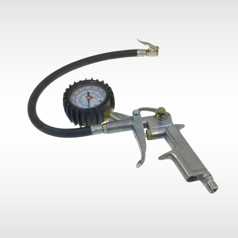 Tyre Inflator Pressure Gauge Heavy Duty Air Compressor