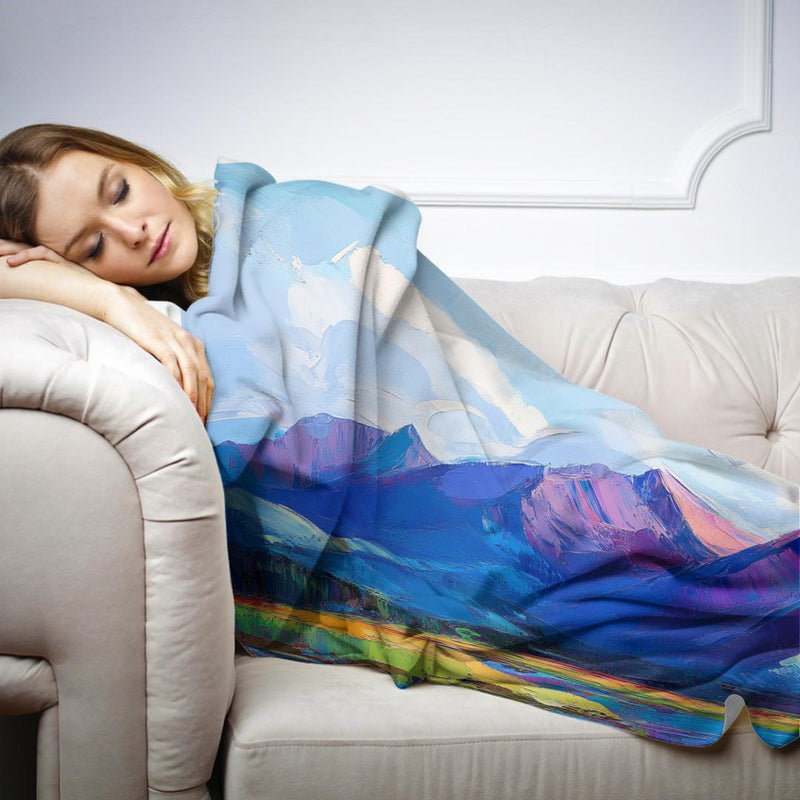 Vivid Terrain Blanket