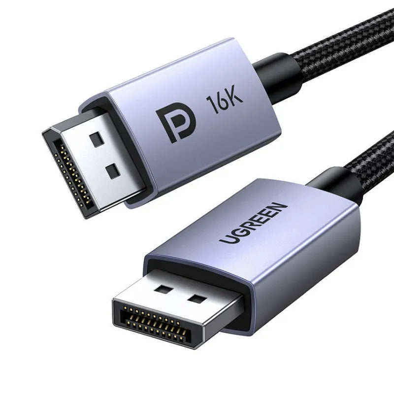 UGREEN 16K DisplayPort 2.1 Cable VESA Certified 16K@30Hz 8K@120Hz