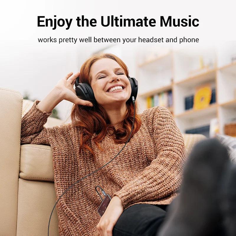 UGREEN 3.5mm Audio Aux Cable Mic 4-Pole TRRS Male to Male Stereo Jack