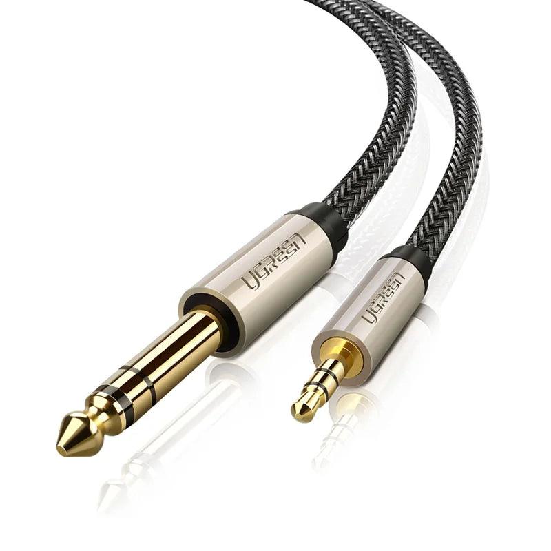 UGREEN 6.35mm to 3.5mm, 1/4 inch to 1/8 Aux Audio Cable