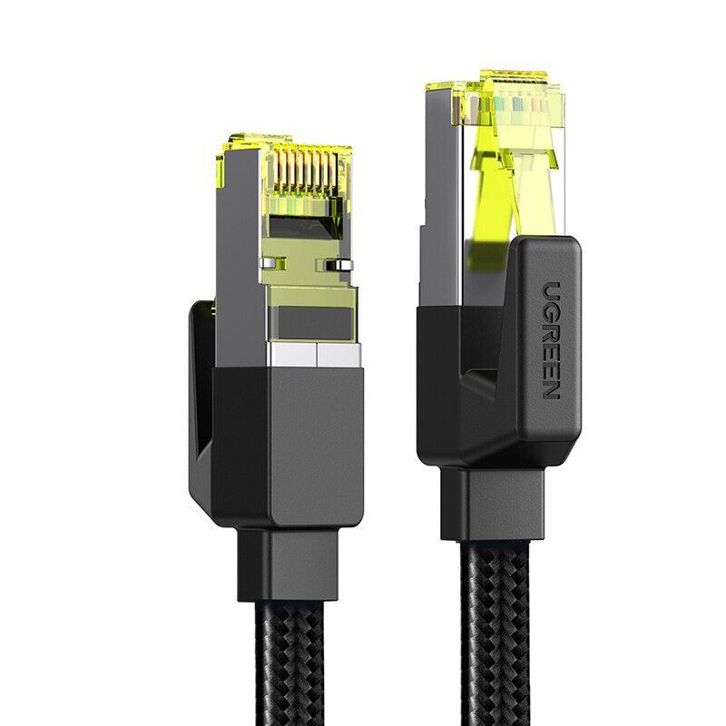 UGREEN Cat8 Ethernet Flat Braided Cable RJ45 40Gbps Network LAN Cord