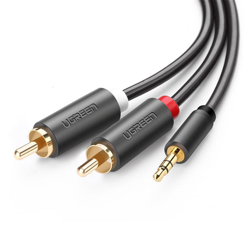 UGREEN RCA to 3.5mm Cable Aux to 2RCA Phono Y Splitter Audio PVC Cord