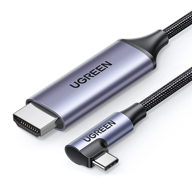 UGREEN Right Angle USB-C 3.1 to HDMI Cable 4K 60Hz Thunderbolt 3 Compatible