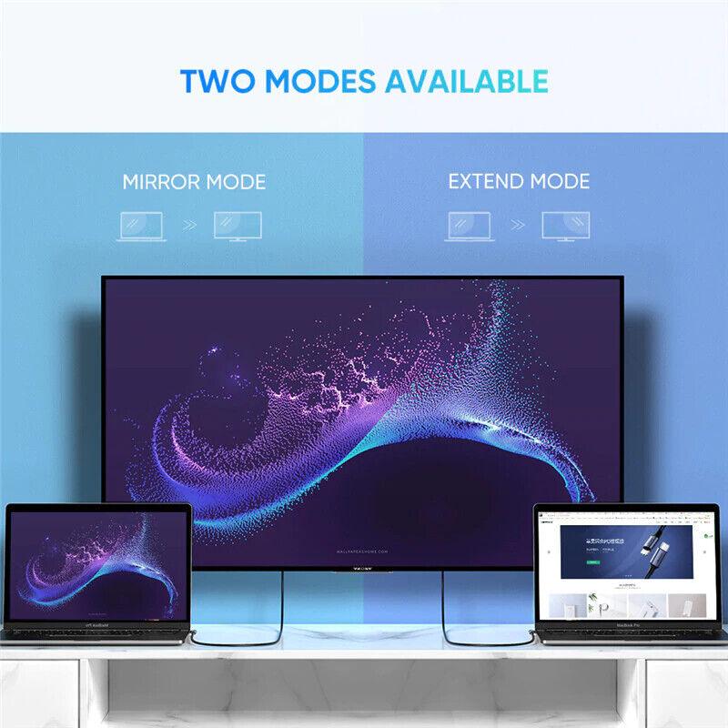 UGREEN Right Angle USB-C 3.1 to HDMI Cable 4K 60Hz Thunderbolt 3 Compatible