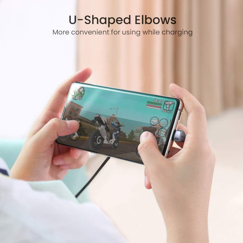 UGREEN U Shape USB-C Fast Charger Cable Braided 6A Charging For Huawei