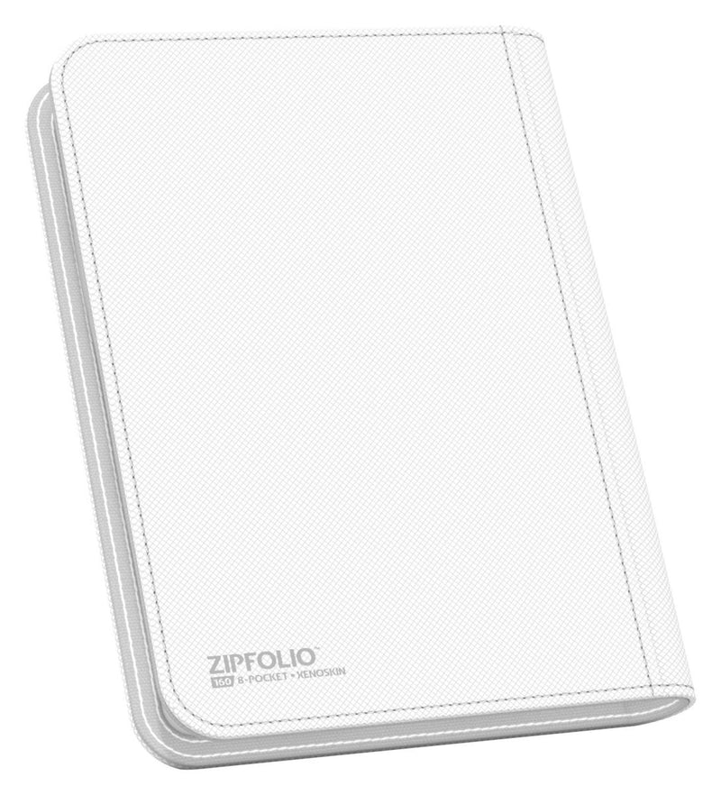 Ultimate Guard Zipfolio 160 8-Pocket Xenoskin - White
