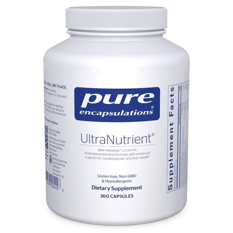 Pure Encapsulations UltraNutrient: Minerals & Multivitamins for Liver & Heart Support | Gluten Free, 360 Capsules
