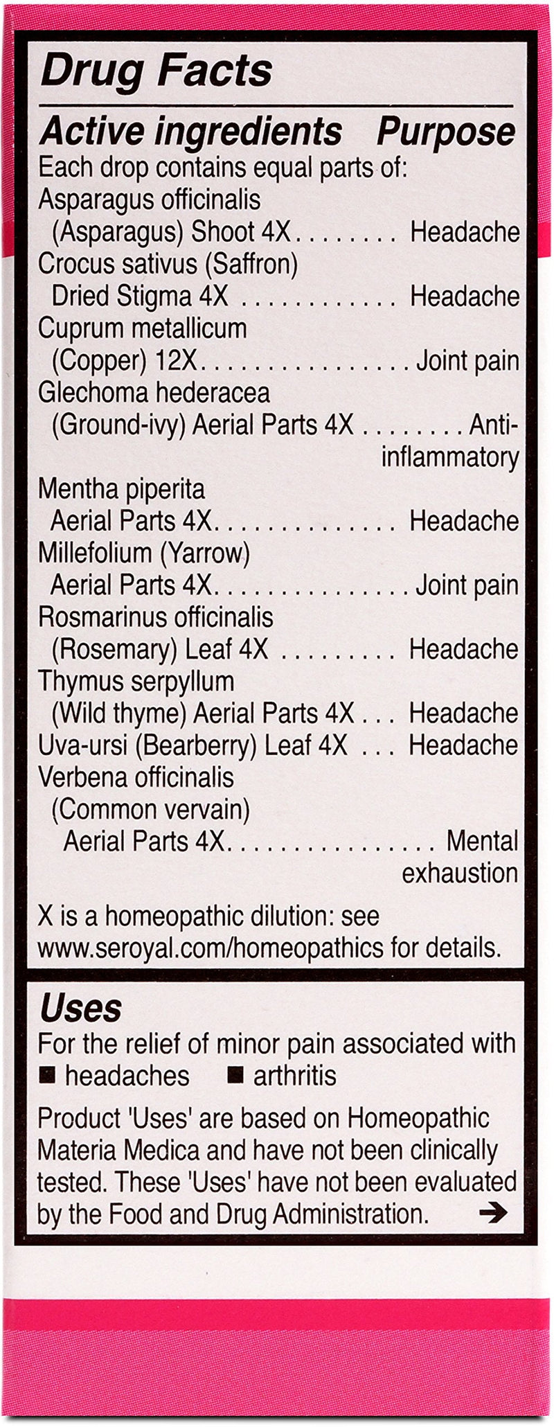 UNDA 11 Numbered Compounds | Homeopathic Preparation | 0.7 fl. oz.