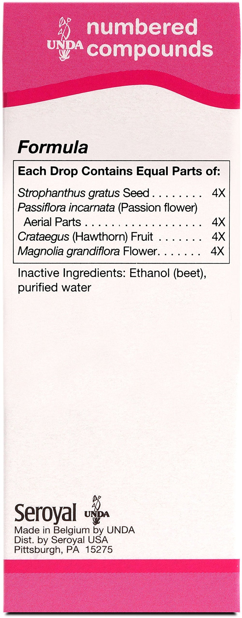 UNDA 248 Numbered Compounds – Homeopathic Preparation (0.7 fl oz)