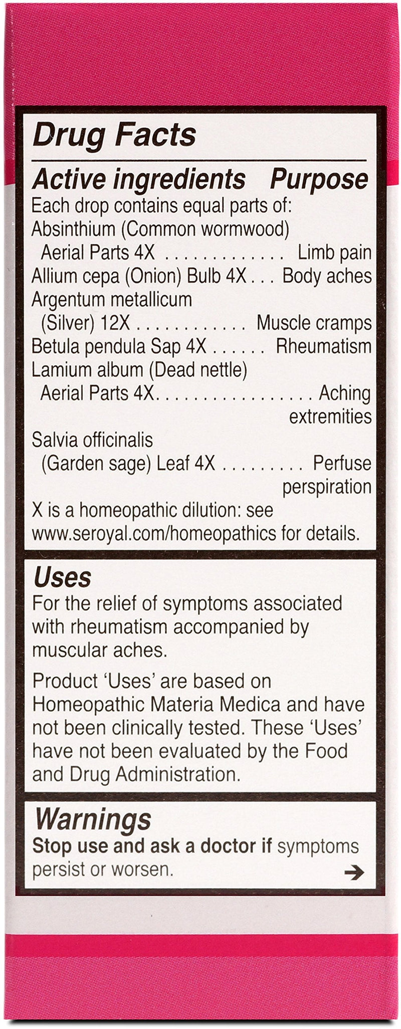 UNDA 29 Numbered Compounds | Homeopathic Preparation | 0.7 fl. oz.
