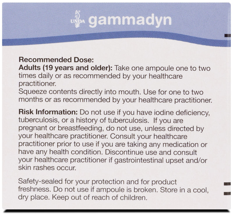 UNDA GAMMADYN Mn-Co | Manganese-Cobalt Oligo-Element Supplement | 30 Ampoules