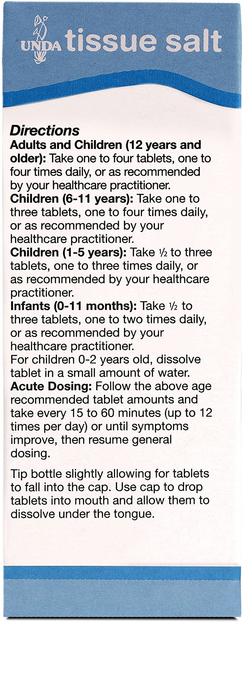 UNDA Kalium Sulfuricum 6X | Homeopathic Remedy for Skin Irritation | 100 Tablets