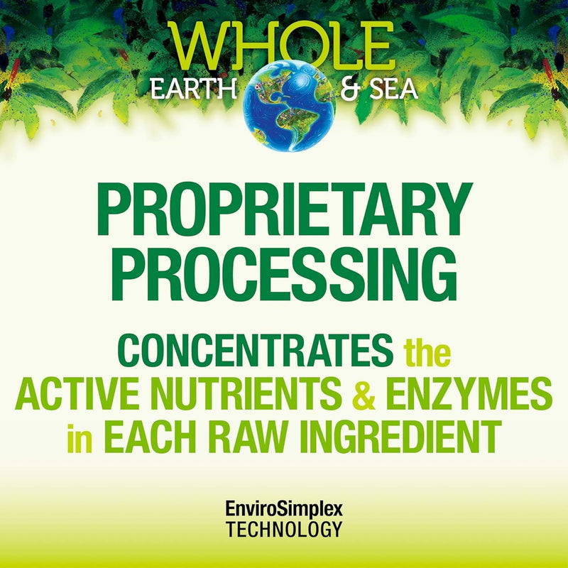 Natural Factors Whole Earth & Sea Organic Fermented Greens — Vegan, Unflavored, 13.8 oz