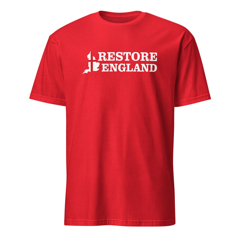 Restore England T-Shirt - Unisex Cotton Restore Britain Shirt Party Politics English