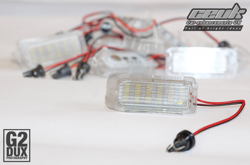 BriteVue Full LED Number Plate Light Units (Pair) – Sealed SMD Replacement (T10 | W5W) - Ford Kuga MK1 (2007-2012)