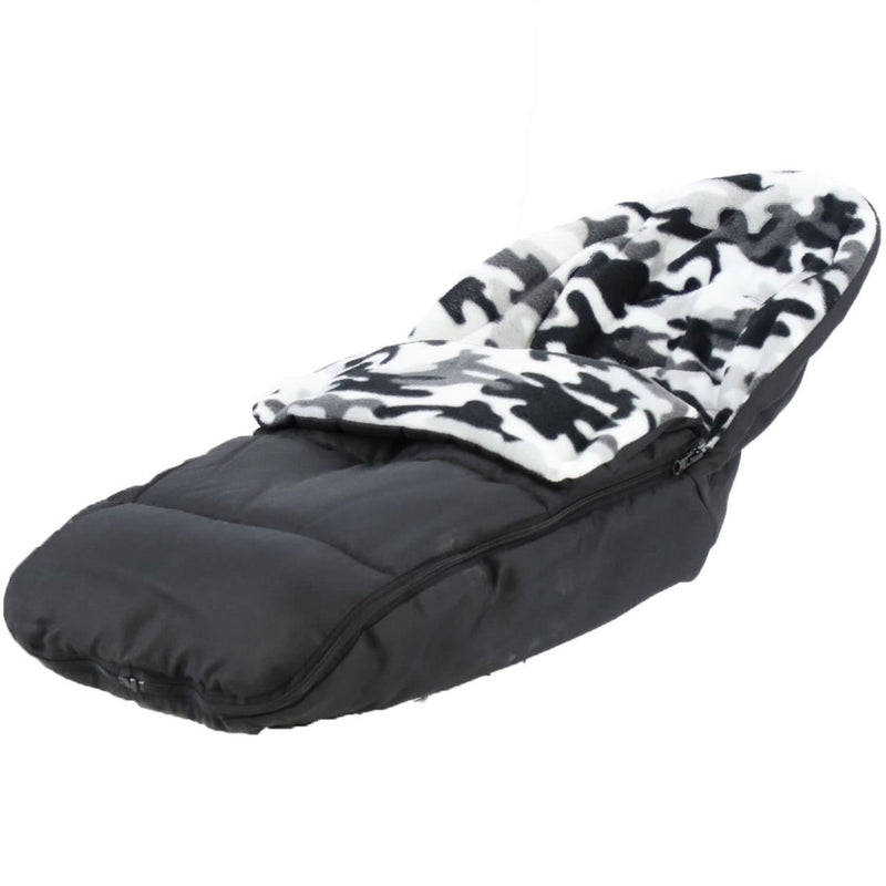 Universal Fleece Car Seat Footmuff / Cosy Toes - Fits All 3 And 5 Point Harnesses