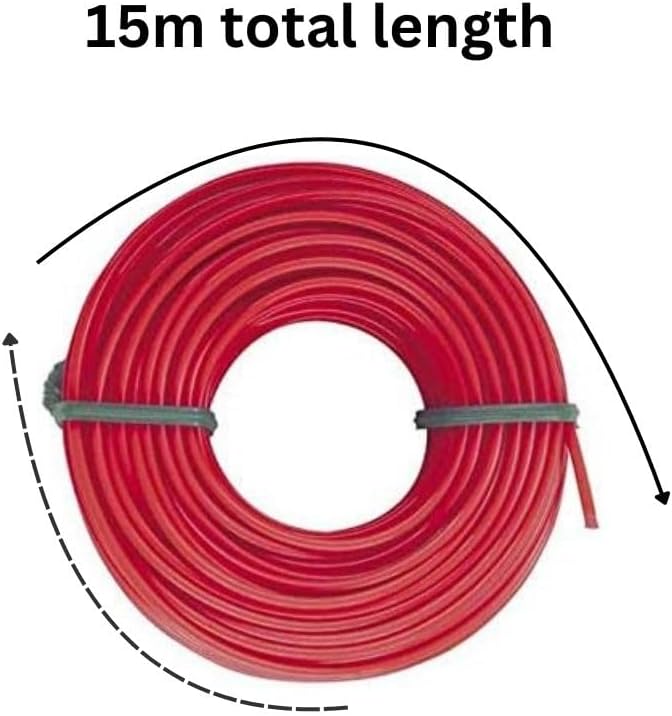 Universal Strimmer Wire 1.65mm x 15m Nylon Trimmer Line
