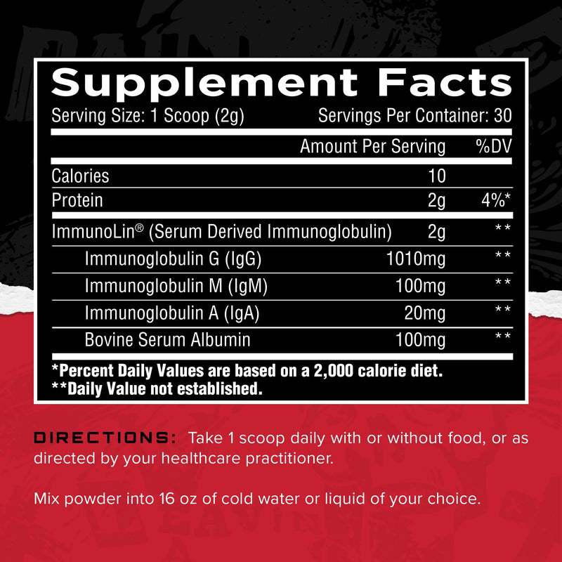 Unmatched Immuno-IGG Colostrum Powder | ImmunoLin for Gut Health