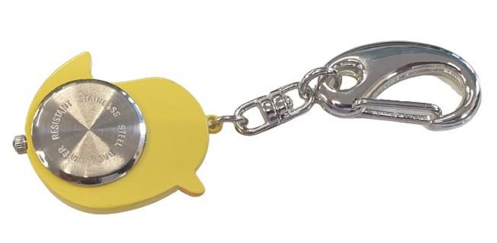 Imperial Key Chain Clock Bird Yellow/Blue, High-Quality, Limited Clearance Stock