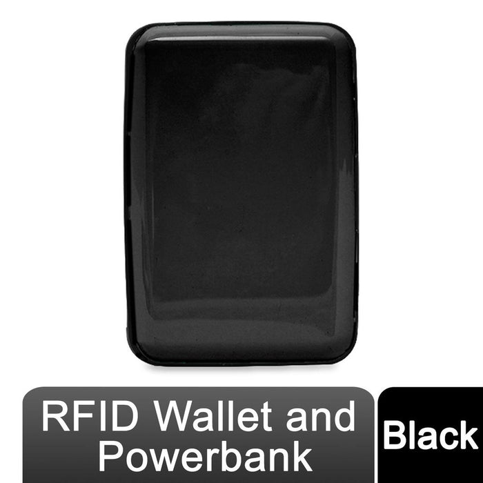 Ipower Bank Wallet - RFID Card, Powerbank Black - Best Quality - Durable - Water Resistant