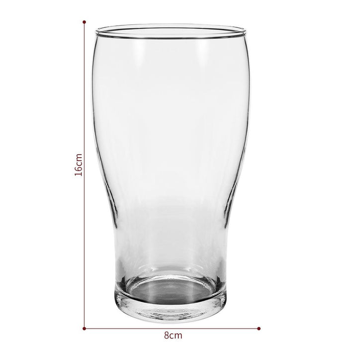 Vinsani Tulip Beer Glasses - Set of 6 - High Quality - Versatile - Timeless Design